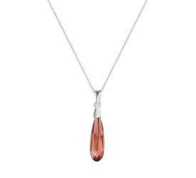 Naszyjnik srebrny 925 Swarovski - kropla