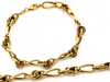 Bransoletka złota łańcuszkowa z dużych ogniw