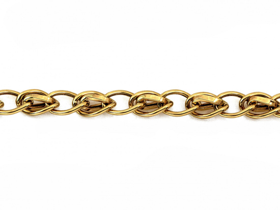 Bransoletka złota łańcuszkowa z dużych ogniw
