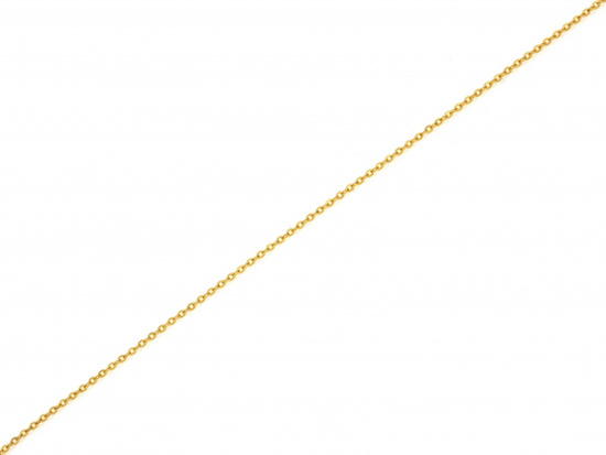 Delikatna złota bransoletka łańcuszkowa ankier 1.6mm