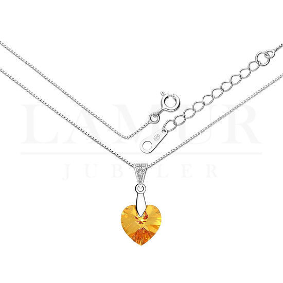 Naszyjnik serce Swarovski 