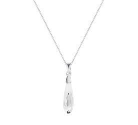 Naszyjnik srebrny 925 Swarovski - kropla