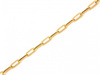Bransoletka złota łańcuszkowa z dużych ogniw 4.5mm