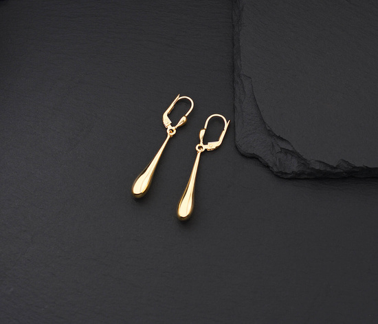 Złote kolczyki 375 - wiszące