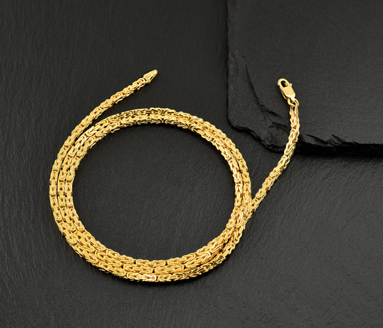 Złoty łańcuszek 585 królewski 