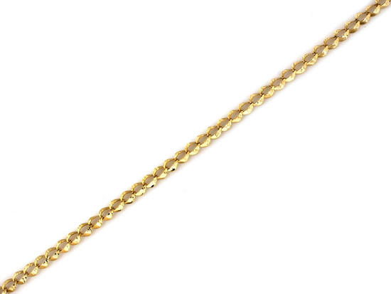 Bransoletka złota delikatna diamentowana pancerka