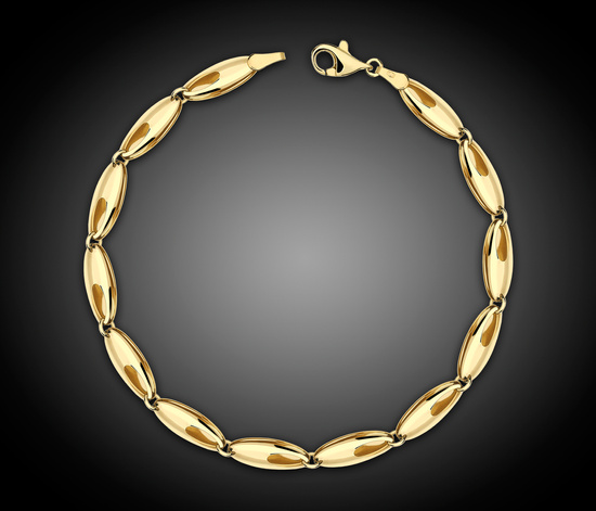 Złota bransoletka 375 klasyczna