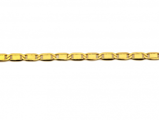 Złota bransoletka łańcuszkowa