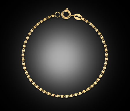 Złota bransoletka 585 Valentino