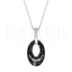 Naszyjnik elipsa Swarovski