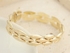 Bransoletka złota szeroka elementowa ruchoma