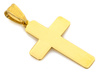 Złoty krzyżyk zawieszka wisiorek bez wizerunku