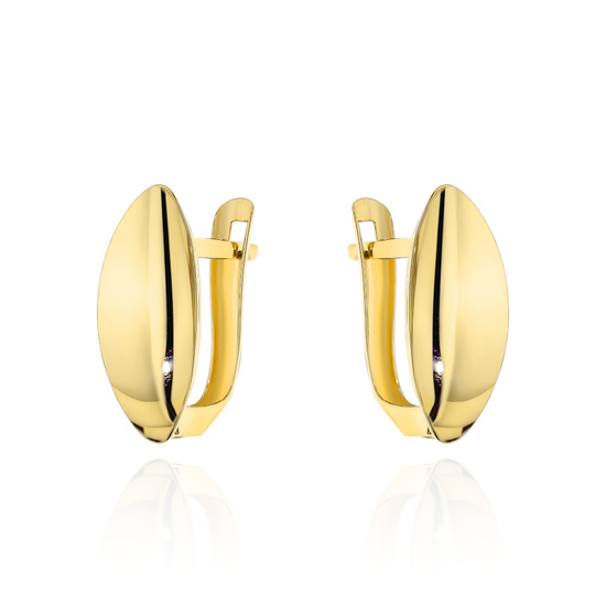 Złote kolczyki 585 łezki - klasyczne