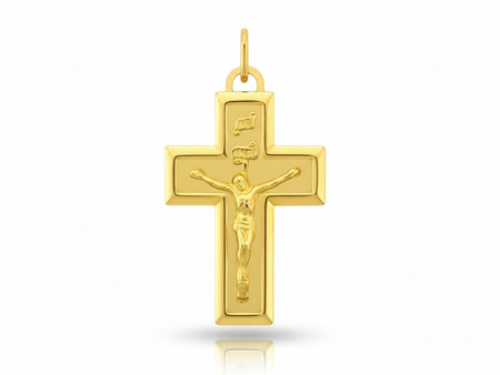 Krzyżyk złoty zawieszka wisiorek