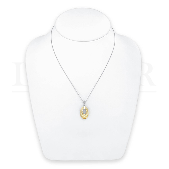 Naszyjnik elipsa Swarovski