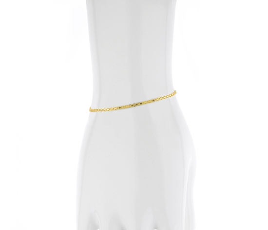 Złota bransoletka 925 Bismarck - 18,5 cm