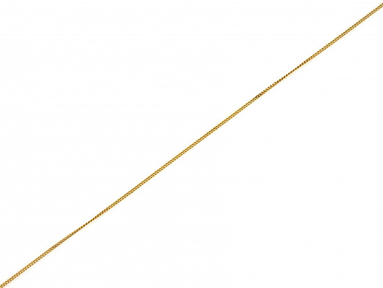 Bransoletka złota delikatny łańcuszek na nogę