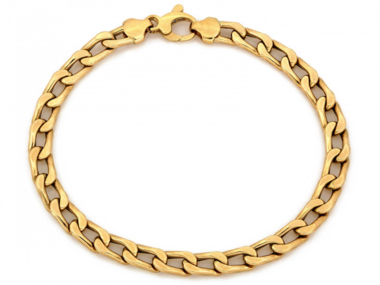 Bransoletka złota z dużych ogniw gruby łańcuch