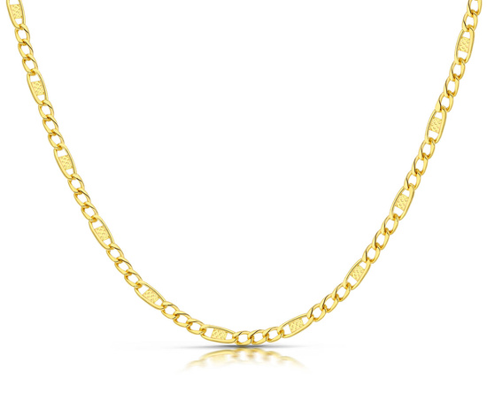 Złoty łańcuszek 585 figaro 