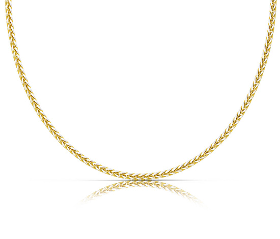 Złoty łańcuszek 375 lisi ogon