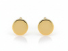 Kolczyki złote malutkie kółeczka na sztyfcie