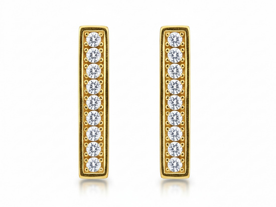 Sztyfty z prostym elementem z cyrkoniami