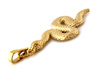 Zawieszka złota duża wąż