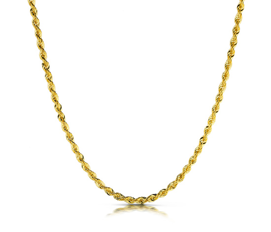 Złoty łańcuszek 585 korda, kordel