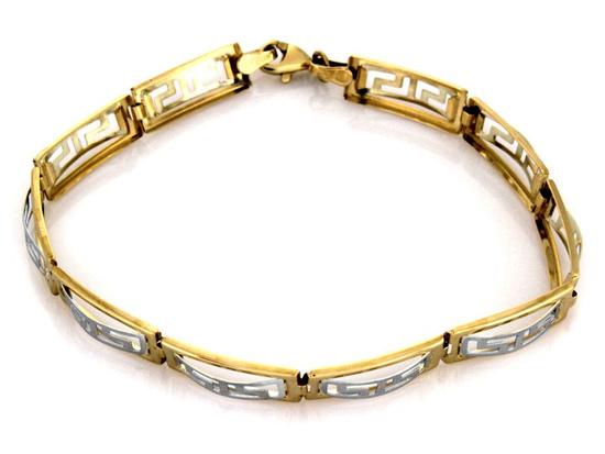 Elementowa bransoletka z motywem drogi greckiej