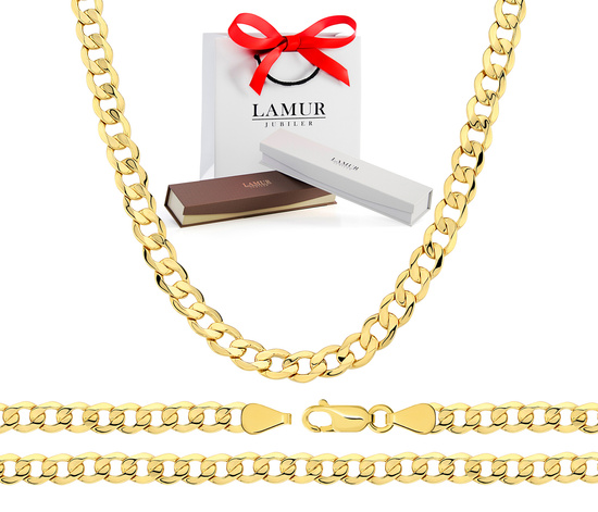 Złoty łańcuszek 585 pancerka 