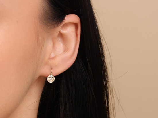 Kolczyki złote angielskie wygodne klasyczne