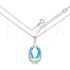 Naszyjnik elipsa Swarovski