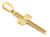 Złoty krzyżyk zawieszka wisiorek bez wizerunku