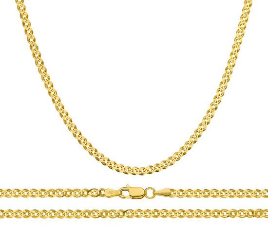 Złoty łańcuszek 585 Mona Lisa - 55 cm