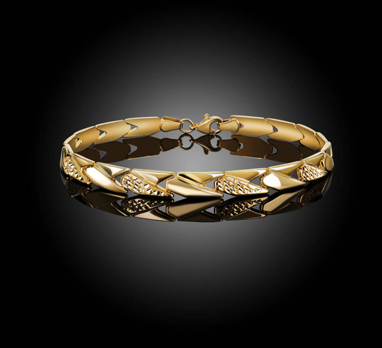 Złota bransoletka 375 klasyczna