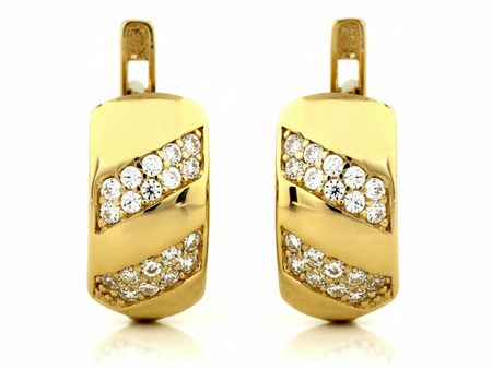 Kolczyki złote angielskie na każdą okazję