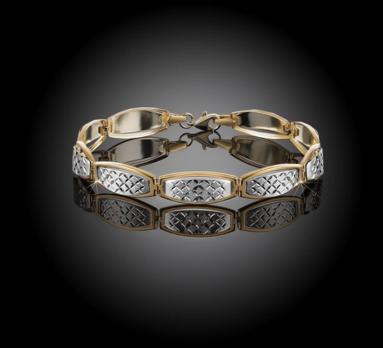 Złota bransoletka 333 klasyczna 