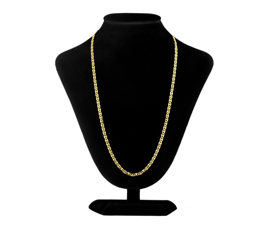 Złoty łańcuszek 585 Gucci Marina z blaszkami - 50 cm