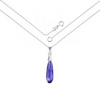 Naszyjnik srebrny 925 Swarovski - kropla