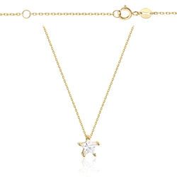 Złoty naszyjnik 585 gwiazdka