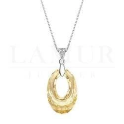 Naszyjnik elipsa Swarovski