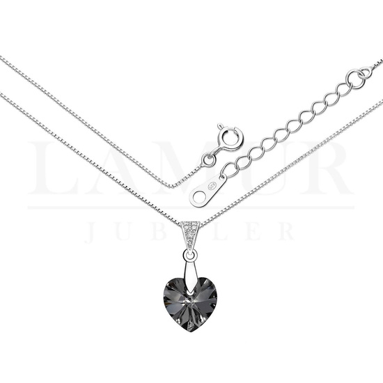 Naszyjnik serce Swarovski