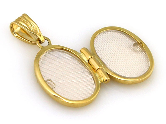 Małe owalne puzdero na fotografię