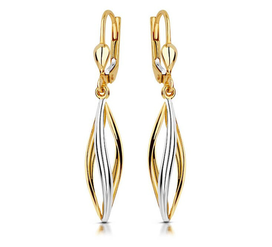 Złote kolczyki 375 - wiszące