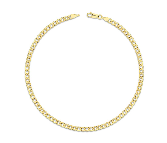 Złota bransoletka 585 pancerka 