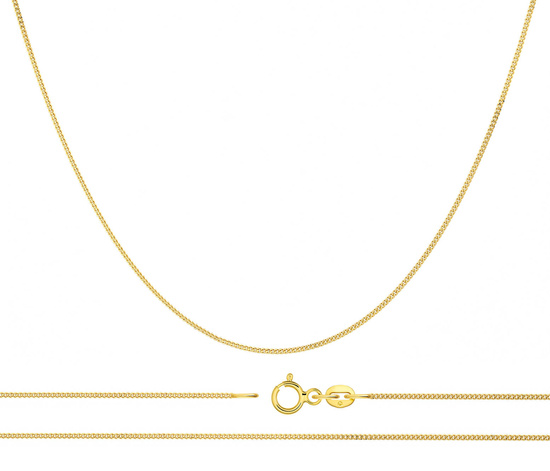 Złoty łańcuszek 585 pancerka 