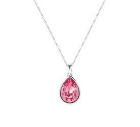 Naszyjnik srebrny 925 Swarovski - owalny
