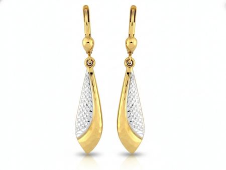 Wiszące kolczyki na angielskim zapięciu