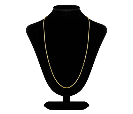 Złoty łańcuszek 585 kostka