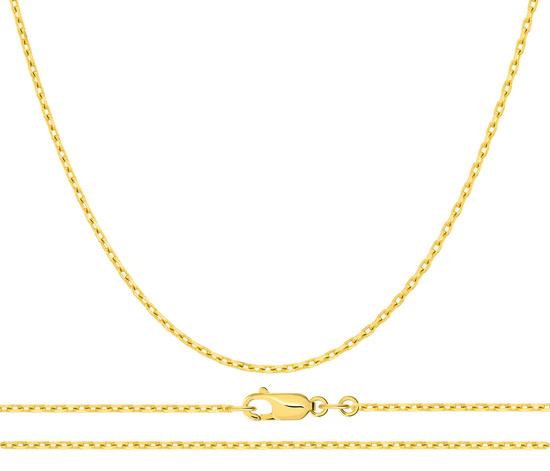 Złoty łańcuszek 585 ankier